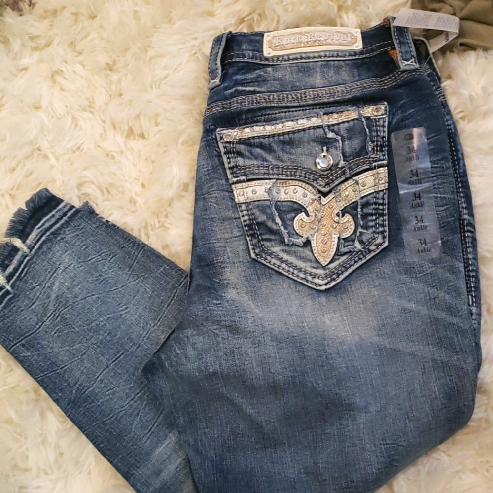 Rock Revival crop jeans